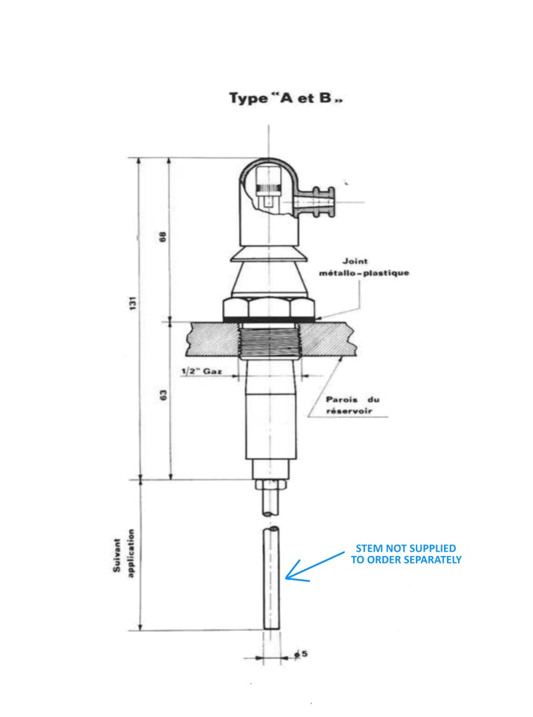 Electrode de type B
